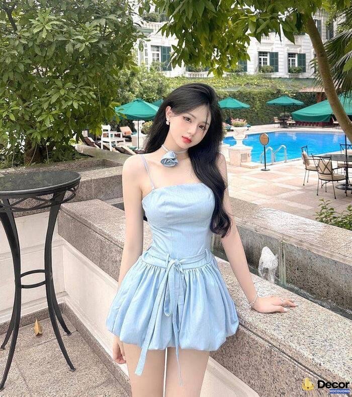 gái xinh mặc váy ngắn outfit cá tính
