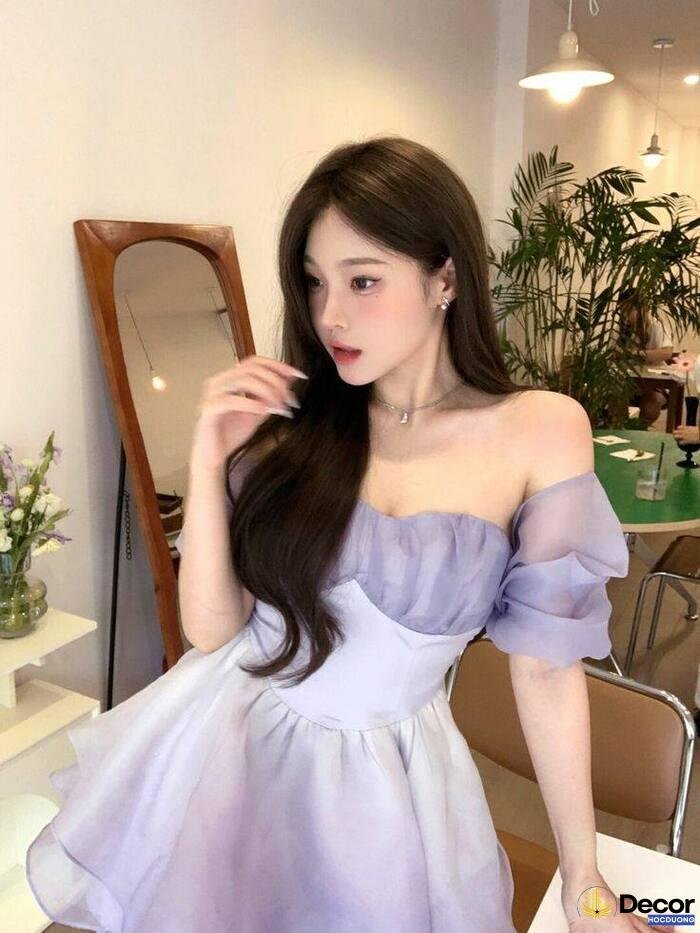 gái xinh mặc váy ngắn vibe ngọt ngào