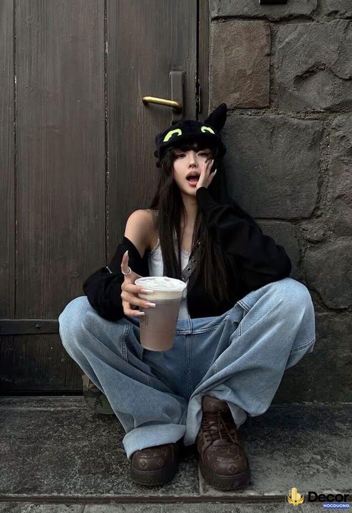 gái xinh ngầu ánh sáng hoàng hôn