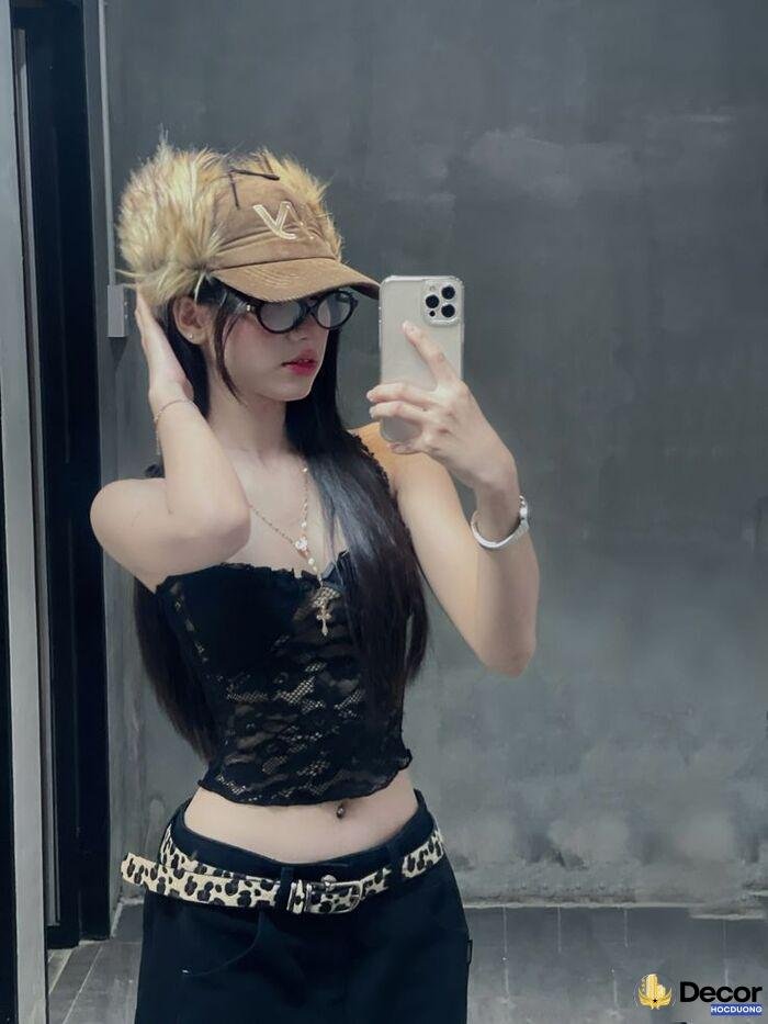gái xinh ngầu makeup cá tính