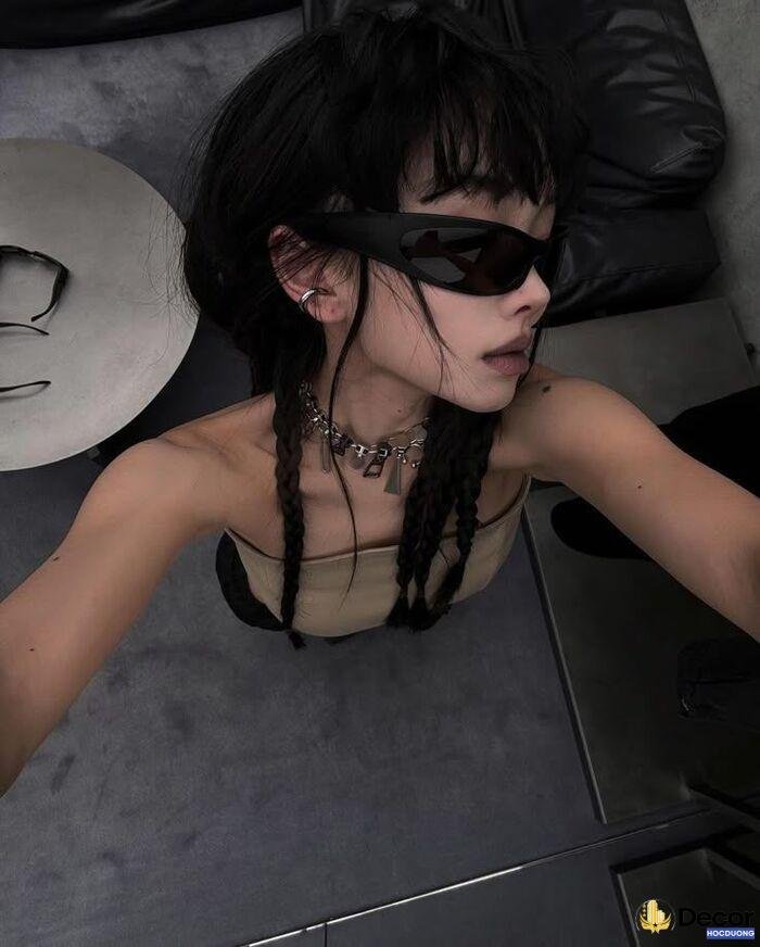 gái xinh ngầu outfit oversize