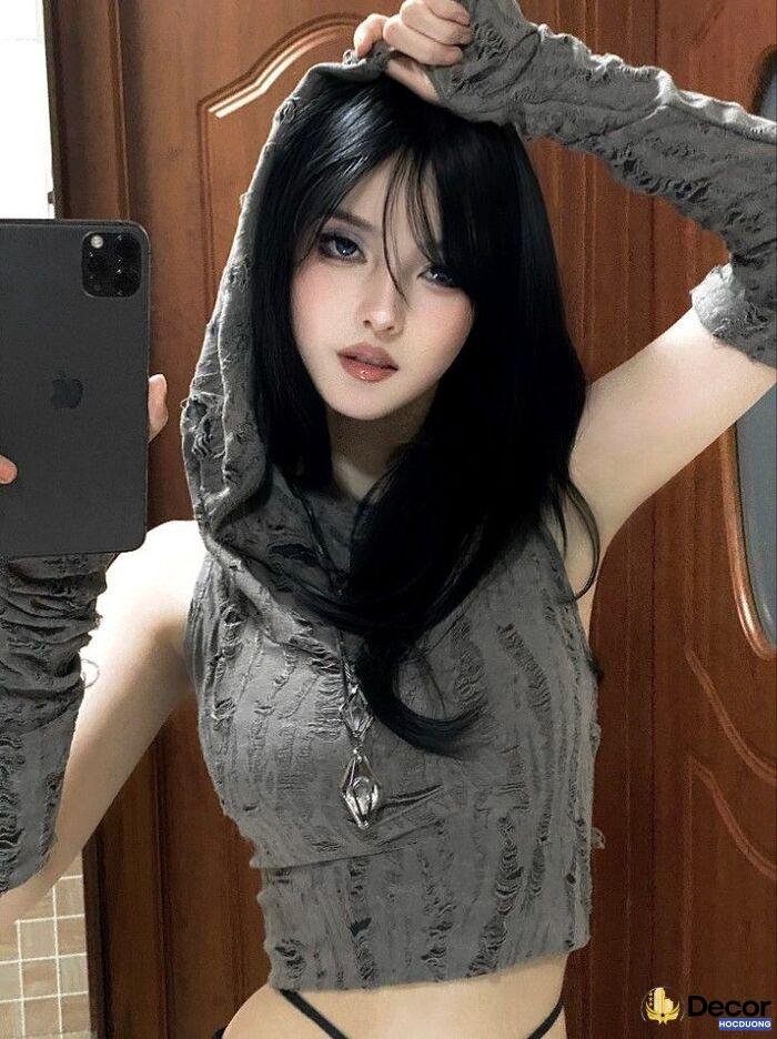 gái xinh ngầu phong cách hiện đại