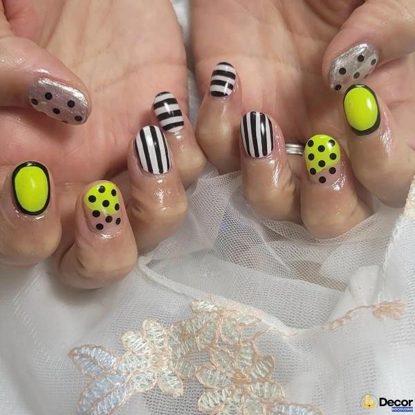 nail móng ngắn đẹp mắt