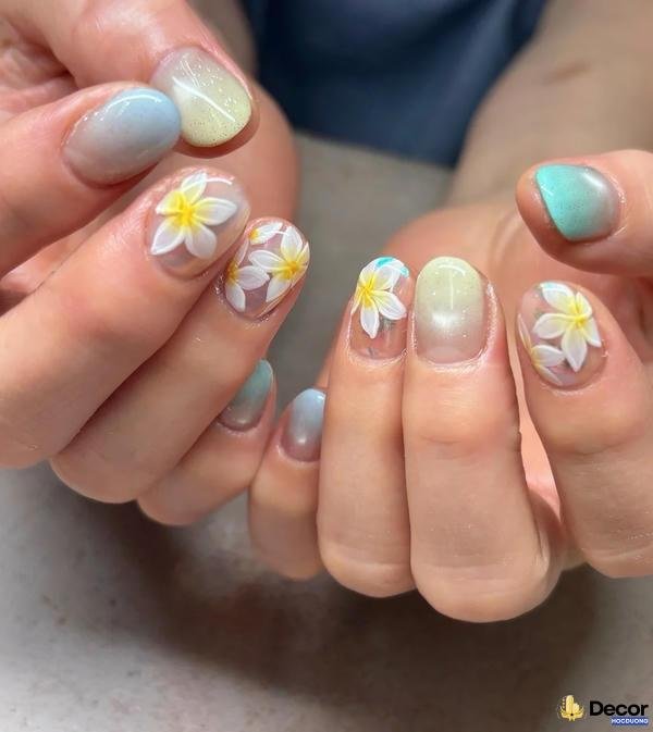 nail móng ngắn sáng tạo