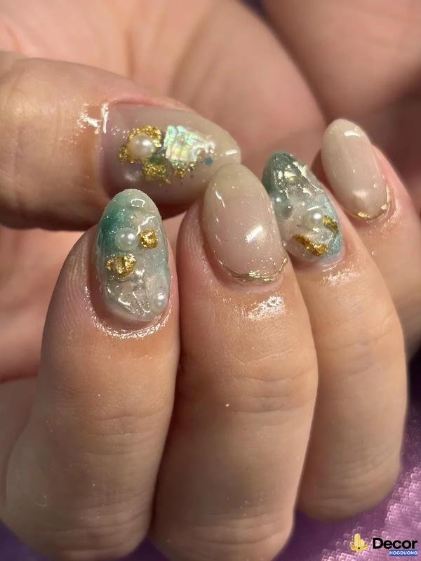nail móng ngắn thẩm mỹ