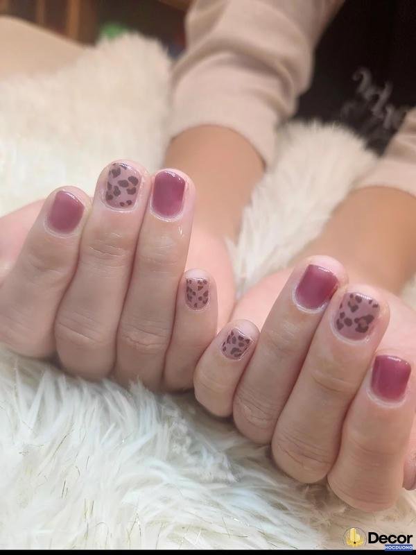nail móng ngắn thời thượng