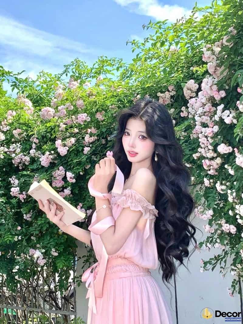 Album ảnh gái xinh tóc dài mới nhất