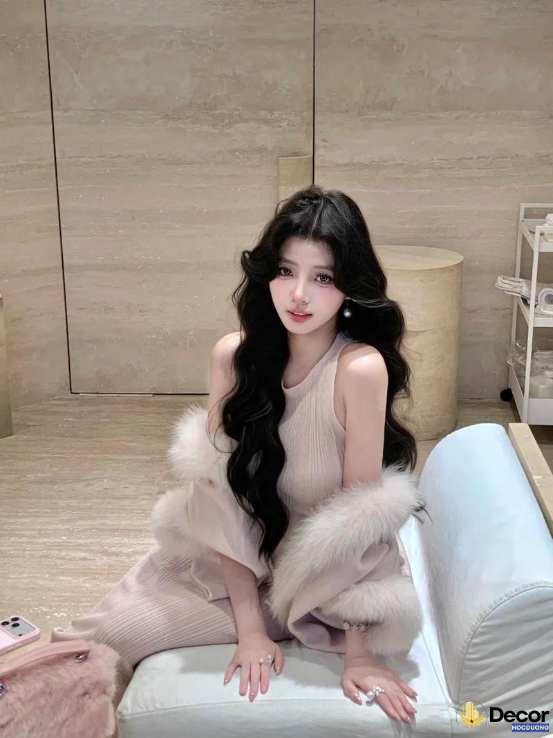 Bộ ảnh ảnh gái xinh tóc dài miễn phí