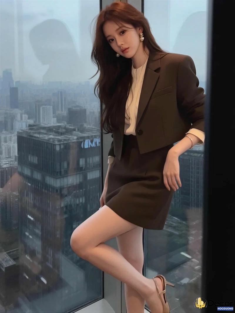 Bộ ảnh gái xinh công sở thu hút