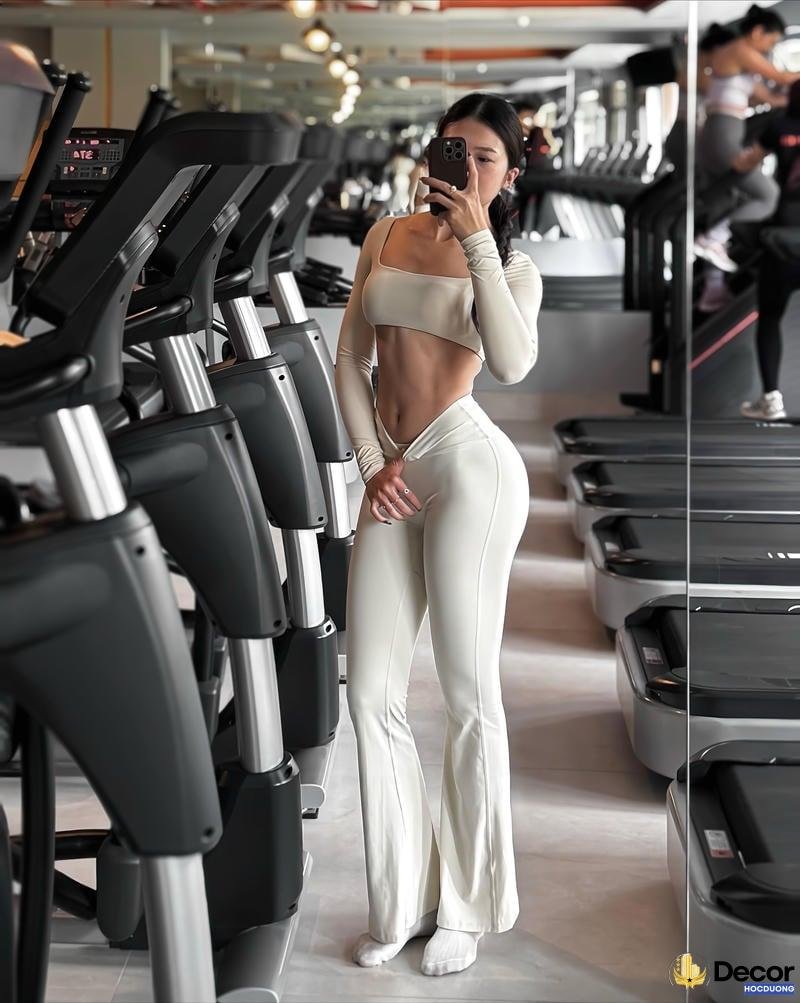 Bộ ảnh gái xinh tập gym sắc nét nhất