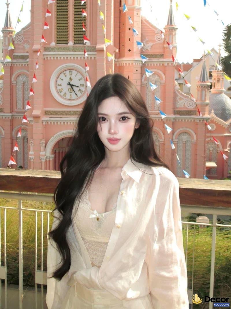 Bộ sưu tập ảnh gái xinh tóc dài đẹp