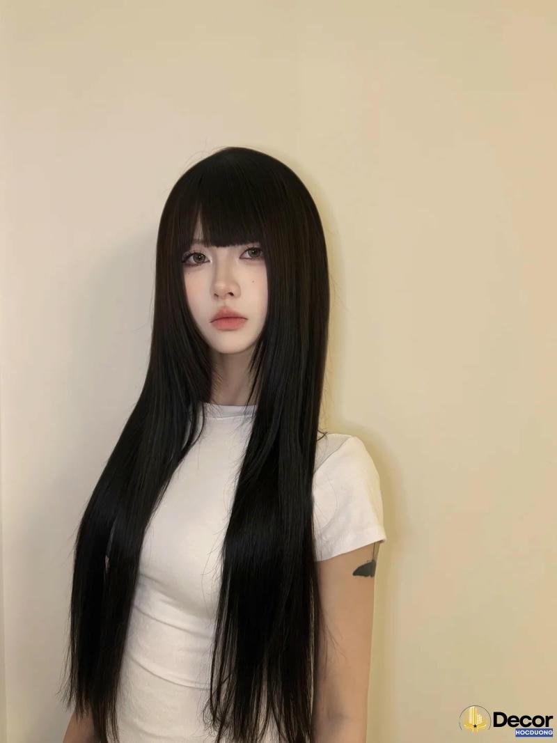 Khám phá ảnh gái xinh tóc dài cuốn hút