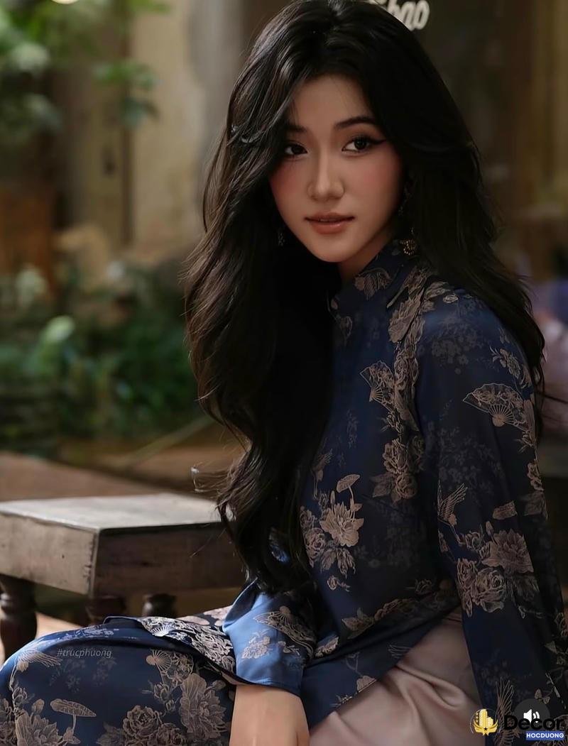 Ngắm ảnh gái xinh mặc áo dài thu hút