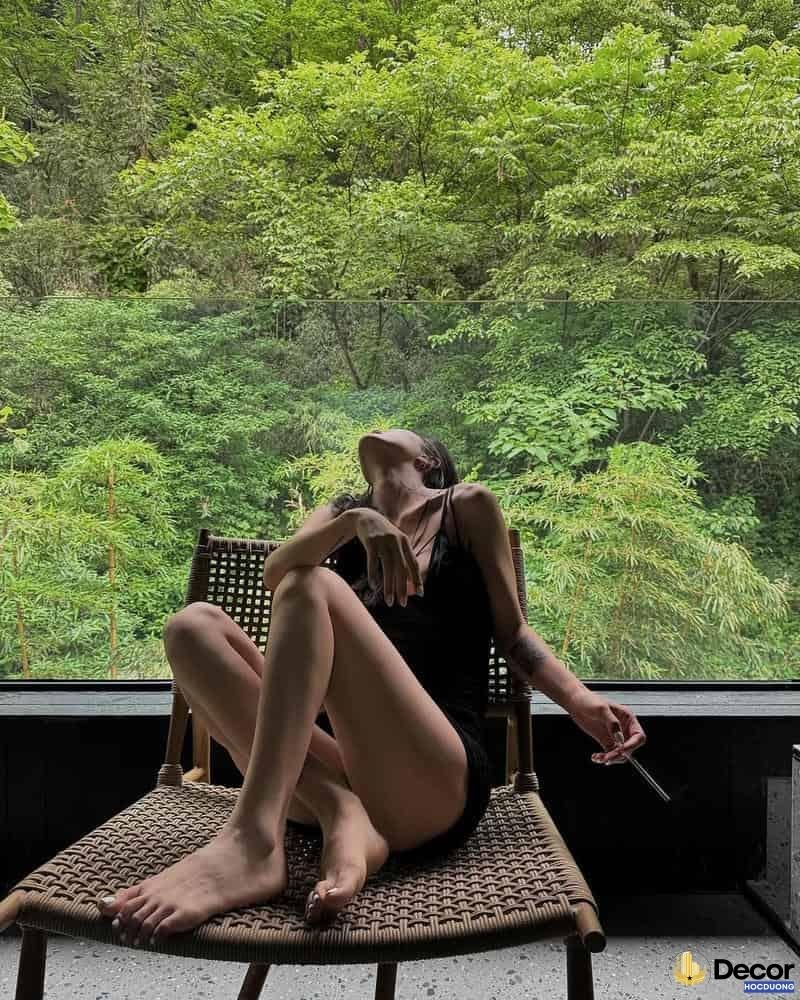 ảnh bad girl chụp trong studio
