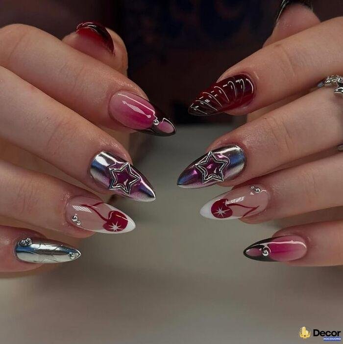 ảnh nail móng tay bắt trend cực hot