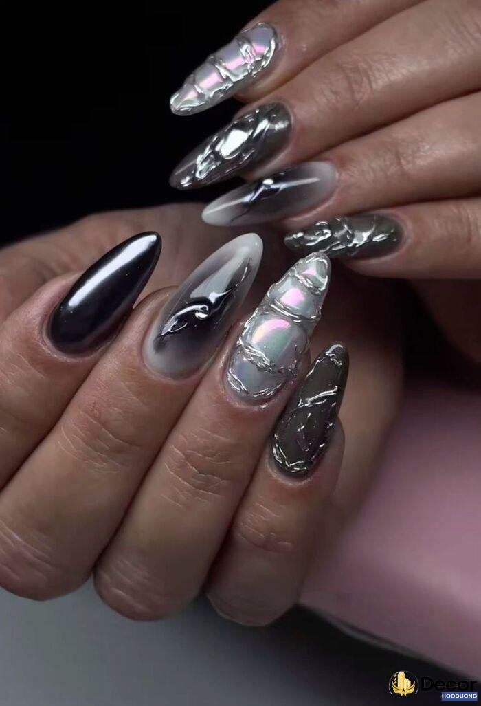 ảnh nail móng tay trend ngầu