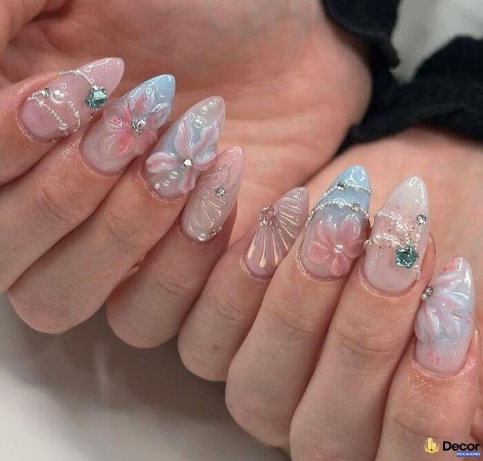ảnh nail mùa hè đẹp ngầu