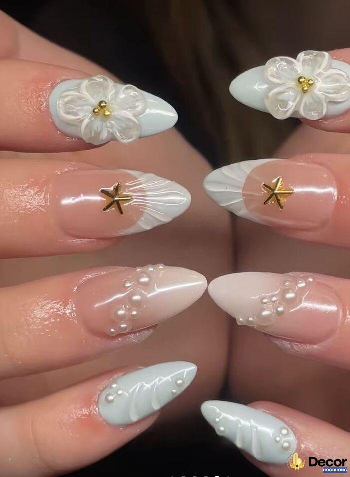 ảnh nail mùa hè siêu đẹp