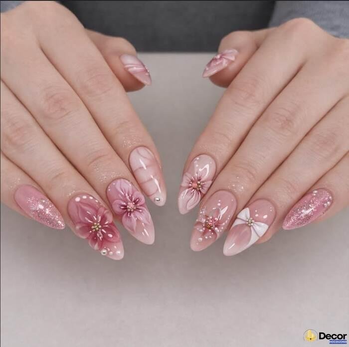 ảnh nail mùa hè xinh hot