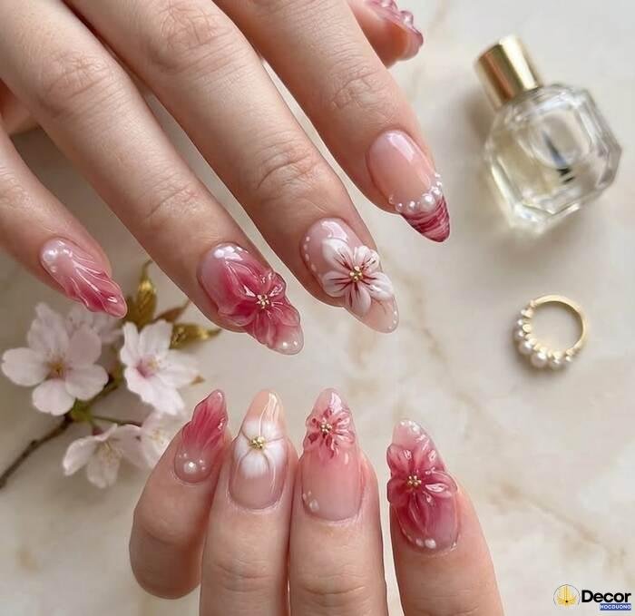 ảnh nail mùa hè xinh trend