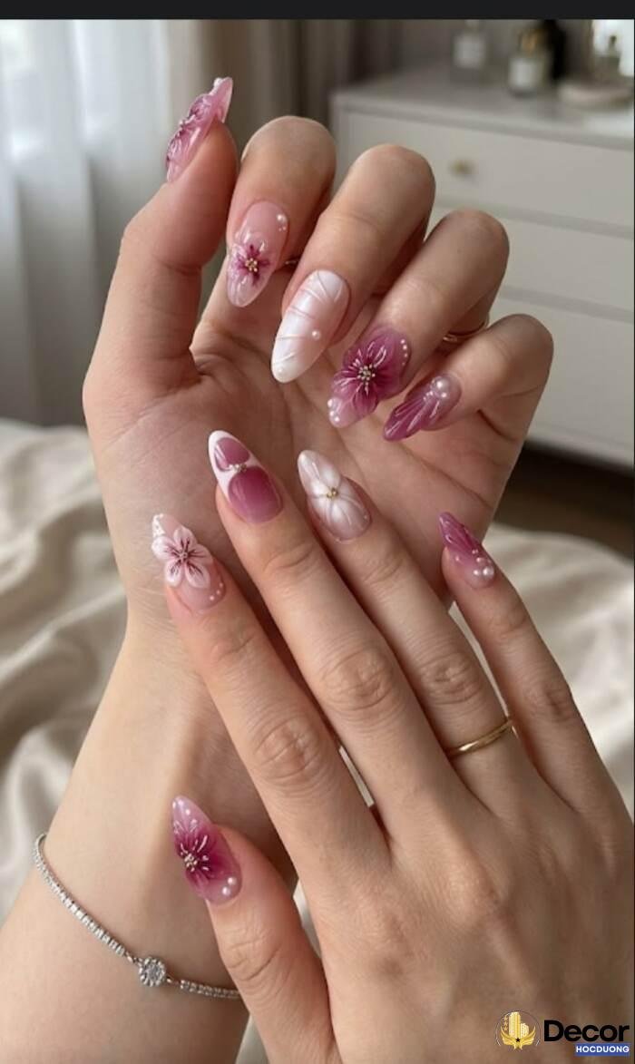 ảnh nail mùa hè xinh yêu
