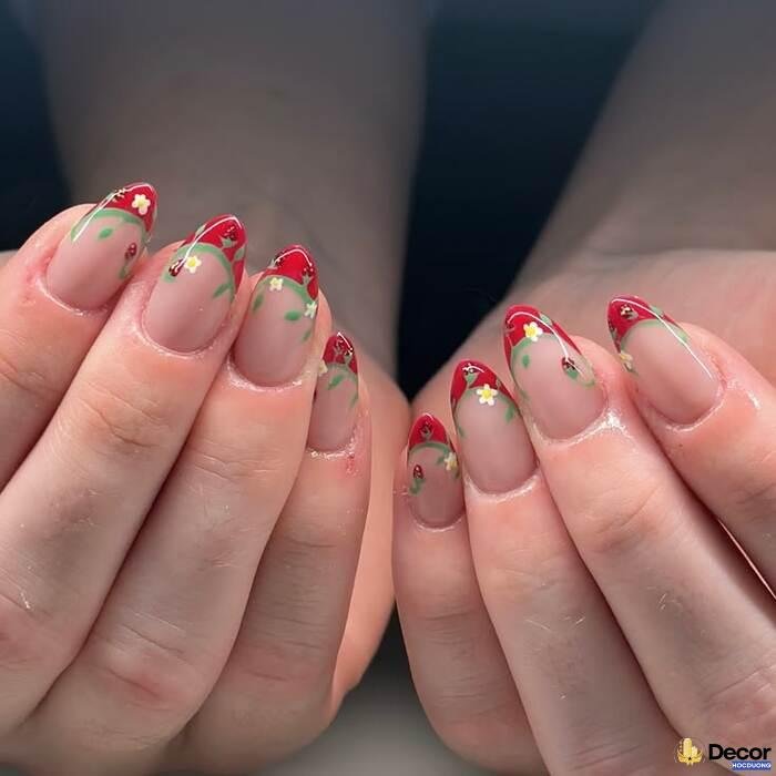 ảnh nail noel dễ thương bắt trend