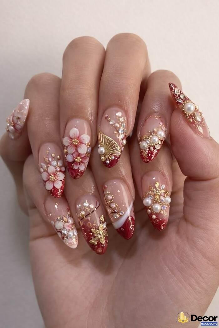 ảnh nail noel dễ thương nhất