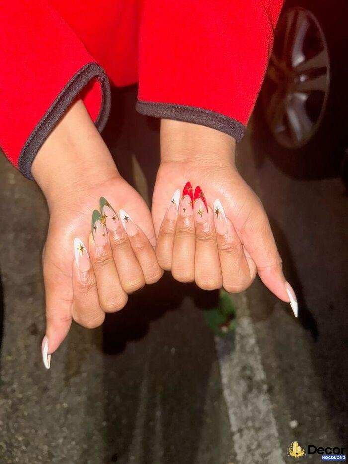 ảnh nail noel dễ thương siêu xinh