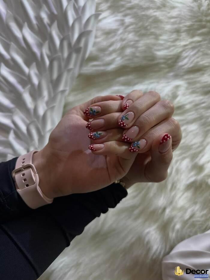 ảnh nail noel dễ thương trend cute