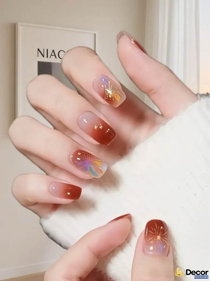 ảnh nail ombre hot