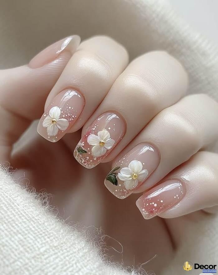 ảnh nail ombre trending chất