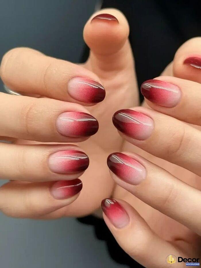 ảnh nail ombre trending cực xinh