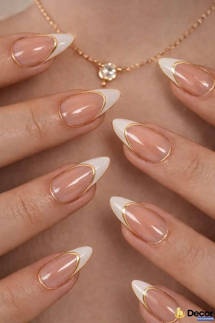 ảnh nail sơn đầu móng cực chất