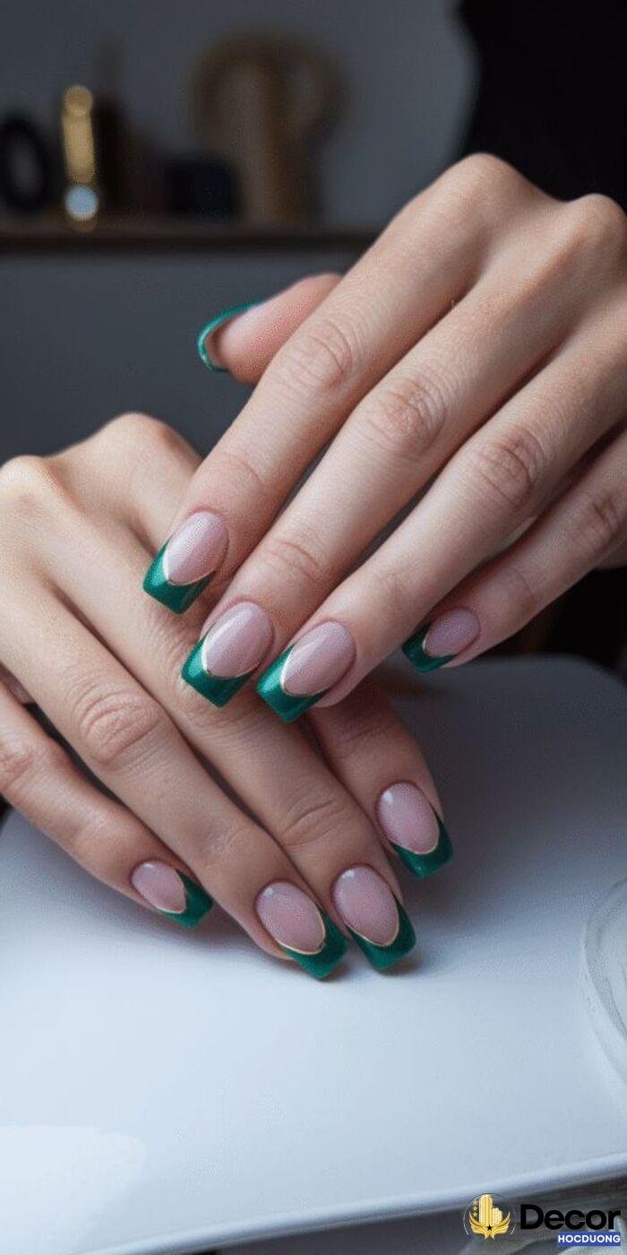 ảnh nail sơn đầu móng cực ngầu