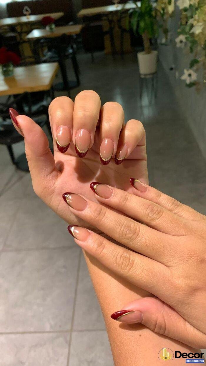 ảnh nail sơn đầu móng đẹp