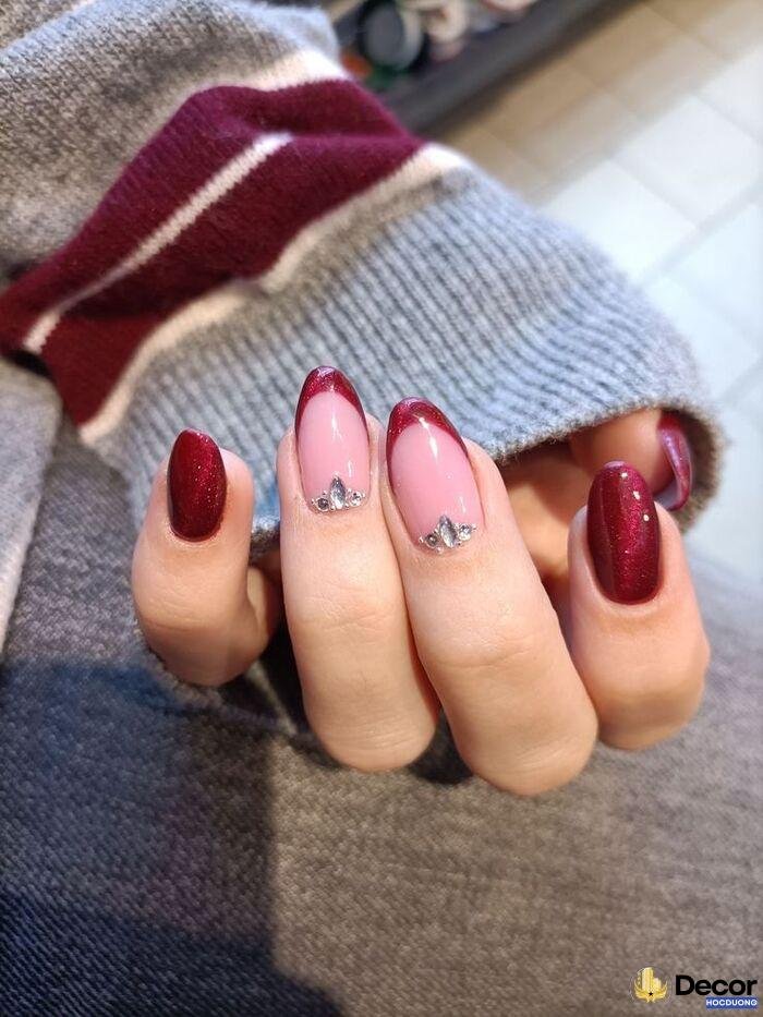 ảnh nail sơn đầu móng