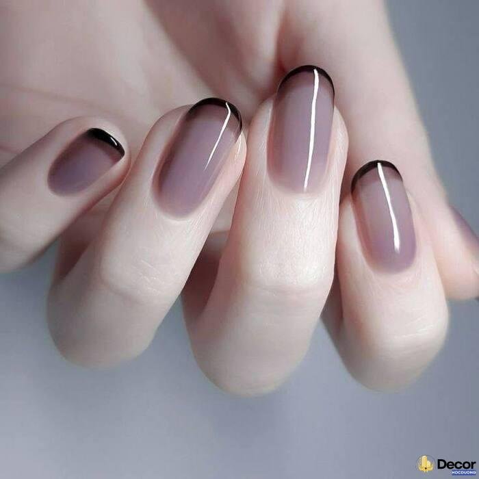 ảnh nail sơn thạch basic xinh