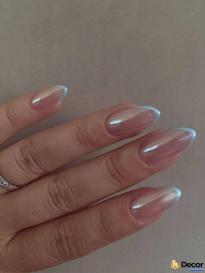 ảnh nail tráng gương hot
