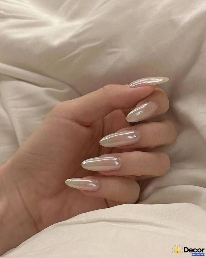ảnh nail tráng gương siêu hot