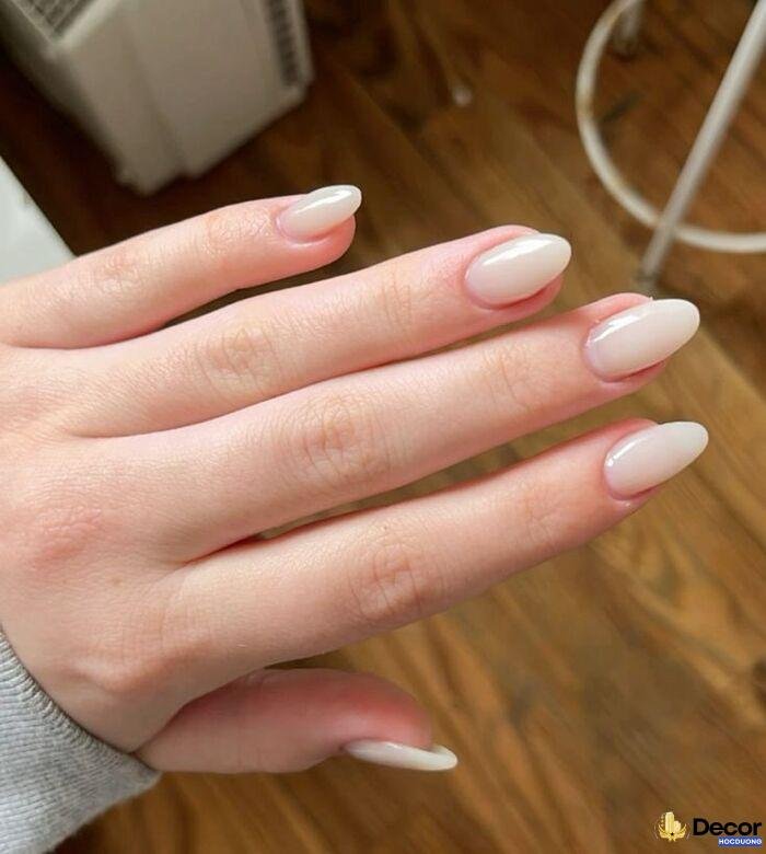 ảnh nail trơn siêu xinh