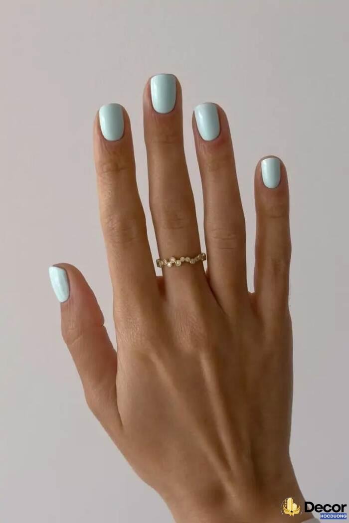 ảnh nail trơn trend đẹp nhất