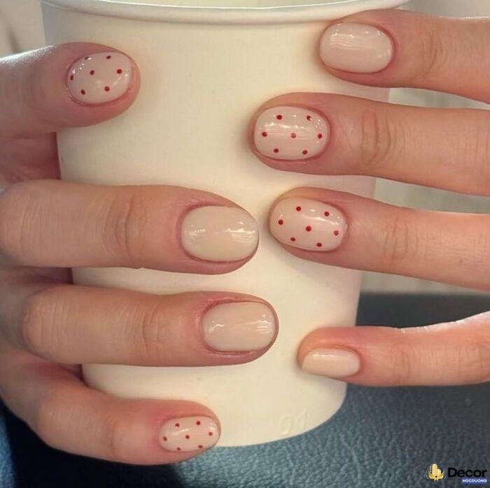 ảnh nail trơn trend ngầu