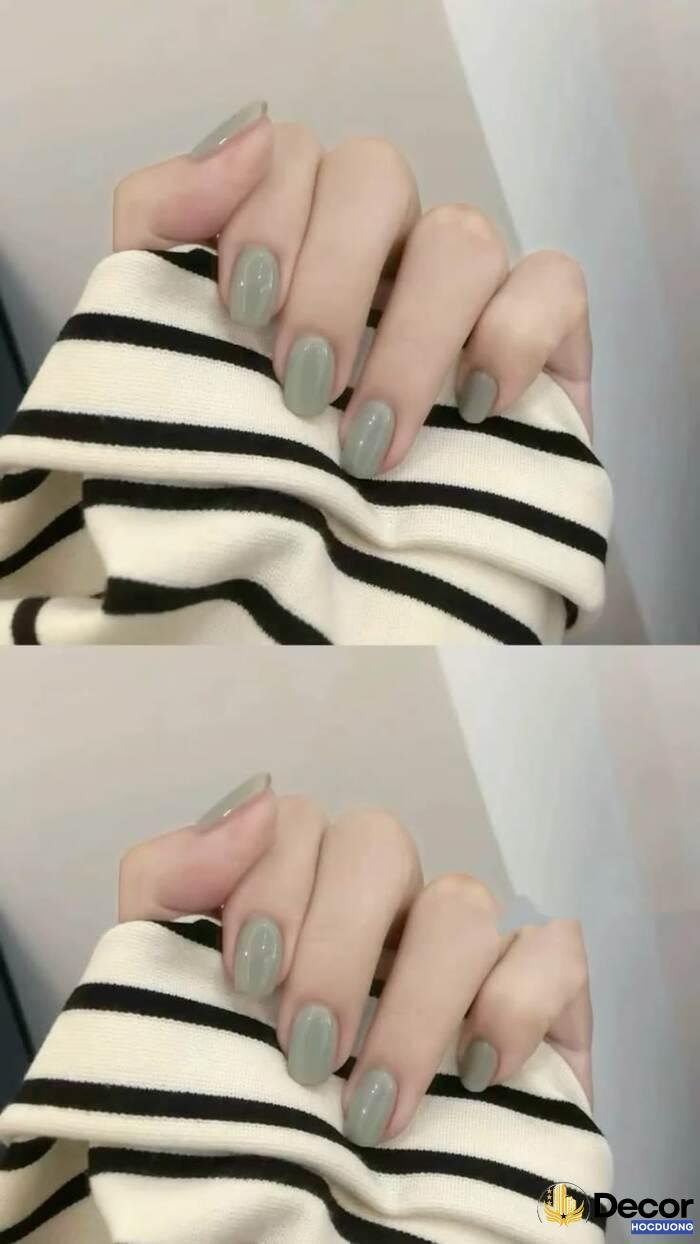 ảnh nail trơn xinh