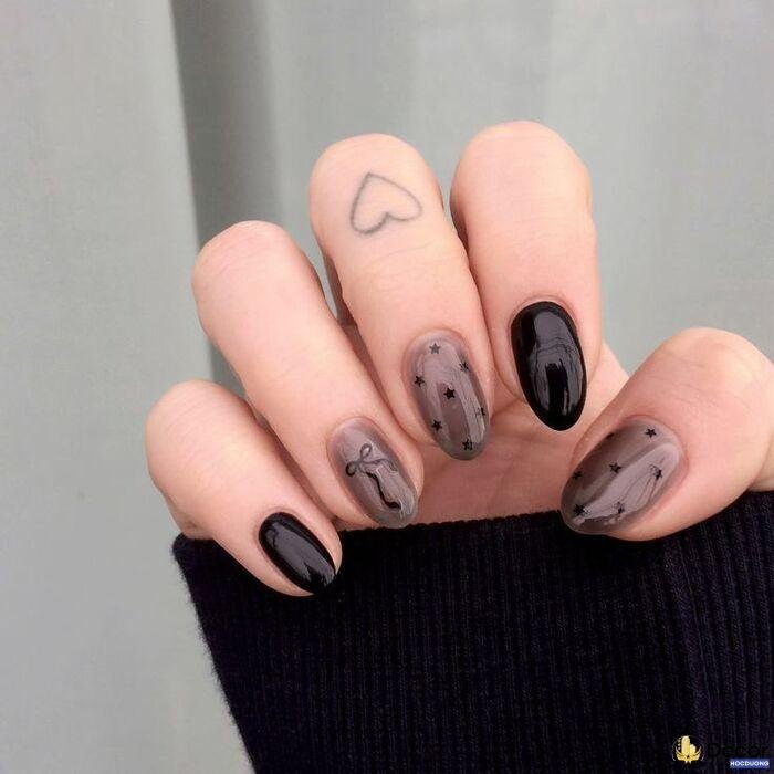 ảnh nail trong suốt bắt trend