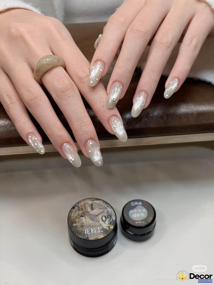 ảnh nail trong suốt siêu chất