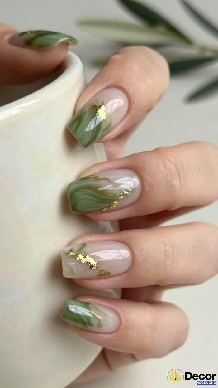 ảnh nail xà cừ siêu chất