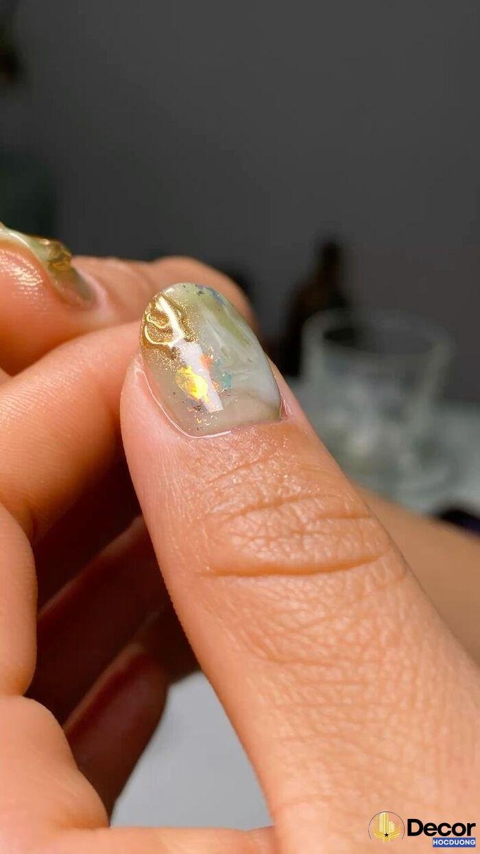 ảnh nail xà cừ siêu đẹp