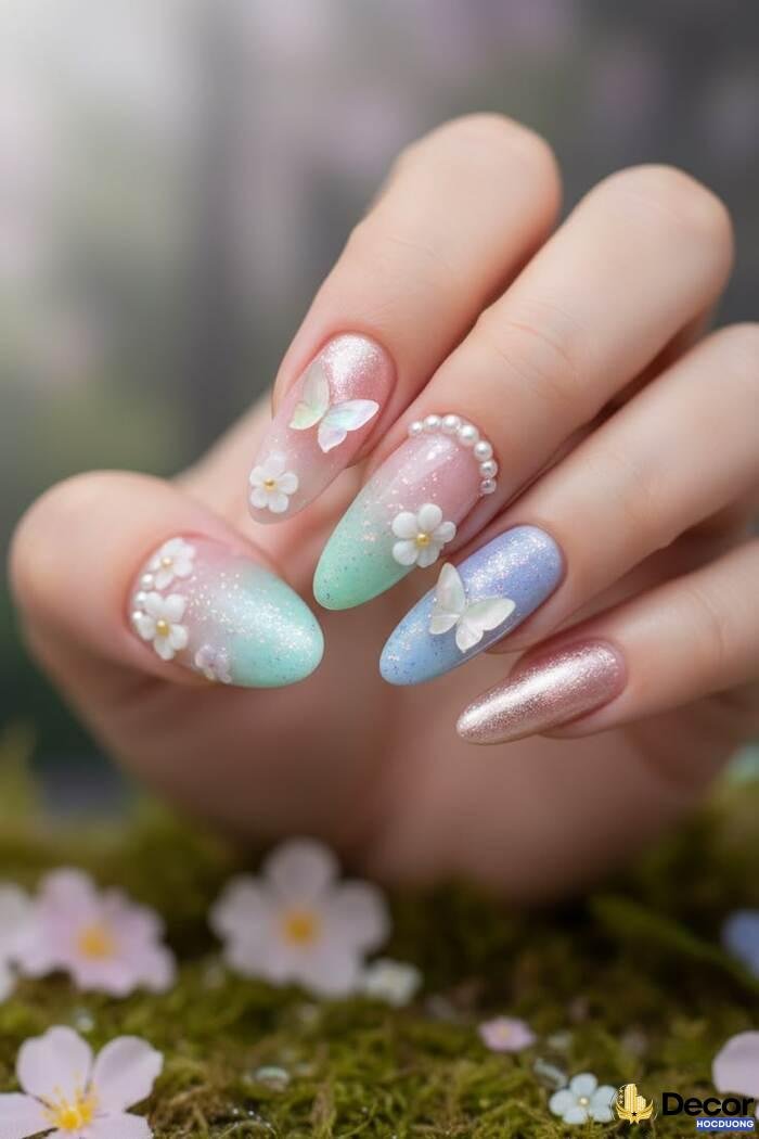 ảnh nails pastel đẹp nhất
