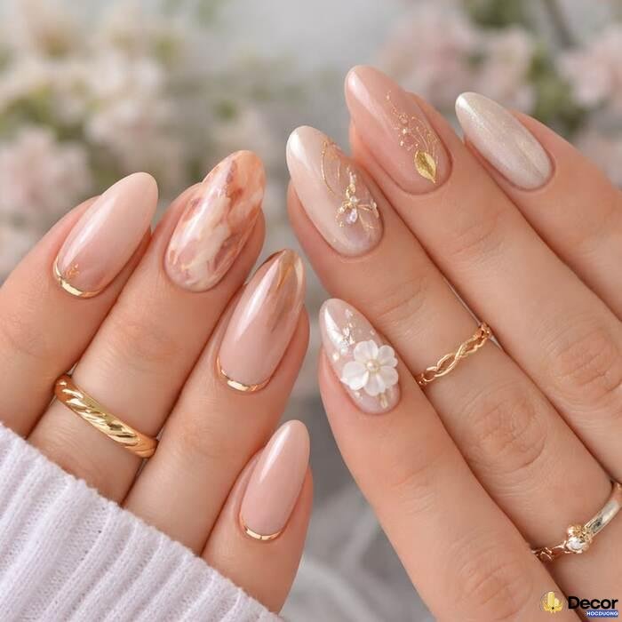 ảnh nails pastel siêu xinh