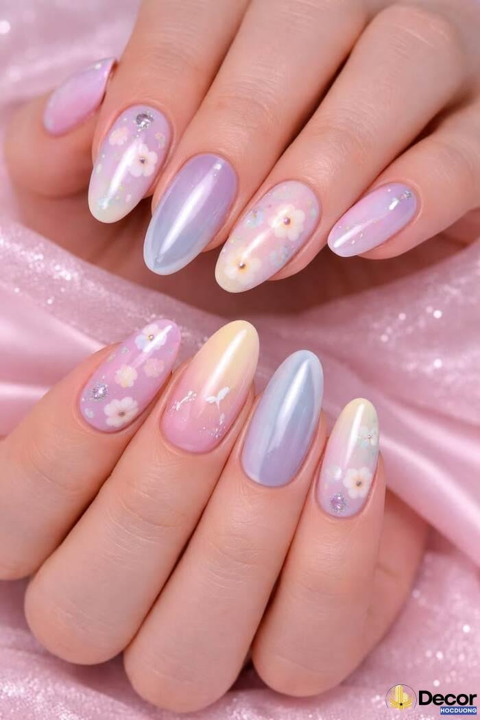 ảnh nails pastel trending
